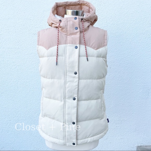 Patagonia Bivy Down Vest Oyster White 